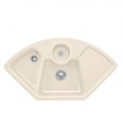 Мийка для кухні Villeroy & Boch Solo Corner 107,5х60 см кераміка crema 670801KR