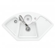 Мийка для кухні Villeroy & Boch Solo Corner 107,5х60 см кераміка white alpin 670802R1
