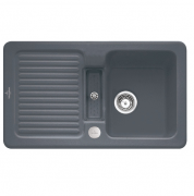 Мойка для кухни Villeroy & Boch Condor 50 86х51 см керамика graphite 673202i4
