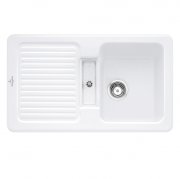Мийка для кухні Villeroy & Boch Condor 50 86х51 см кераміка snow white 673201KG