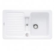 Мойка для кухни Villeroy & Boch Condor 50 86х51 см керамика stone white 673202RW