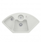 Мийка для кухні Villeroy & Boch Solo Corner 107,5х60 см кераміка steam 670802SM