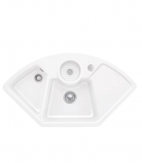Мойка для кухни Villeroy & Boch Solo Corner 107,5х60 см керамика snow white 670802KG