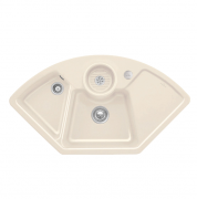 Мийка для кухні Villeroy & Boch Solo Corner 107,5х60 см кераміка crema 670802KR