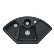Мийка для кухні Villeroy & Boch Solo Corner 107,5х60 см кераміка ebony 670802S5