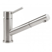 Змішувач для кухні Villeroy & Boch Como Shower Window з висувною лійкою суцільна нержавіюча сталь 925800LC