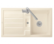 Мийка для кухні Villeroy & Boch Flavia 50 90х51 см кераміка ivory 330501FU