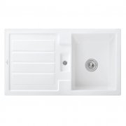 Мийка для кухні Villeroy & Boch Flavia 50 90х51 см кераміка white alpin 330501R1