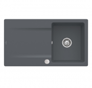 Мойка для кухни Villeroy & Boch Siluet 50 90х51 см керамика graphite 333502i4