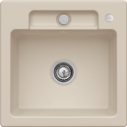 Мийка для кухні Villeroy & Boch Siluet 50 S 51х51 см кераміка almond 334502AM