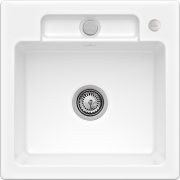 Мийка для кухні Villeroy & Boch Siluet 50 S 51х51 см кераміка snow white 334502KG
