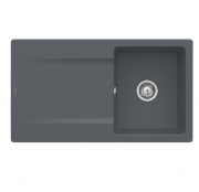 Мийка для кухні Villeroy & Boch Siluet 50 90х51 см кераміка graphite 333501i4