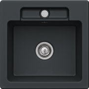 Мийка для кухні Villeroy & Boch Siluet 50 S 51х51 см кераміка ebony 334501S5
