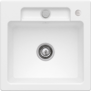 Мийка для кухні Villeroy & Boch Siluet 50 S 51х51 см кераміка stone white 334502RW