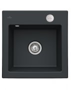 Мойка для кухни Villeroy & Boch Subway 50 S 52,5х51 см керамика ebony 331502S5