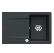 Мойка для кухни Villeroy & Boch Siluet 45 80х51 см керамика ebony 333402S5