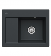 Мойка для кухни Villeroy & Boch Subway 45 Compact 65х51 см чаша справа керамика ebony 331301S5