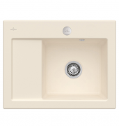 Мийка для кухні Villeroy & Boch Subway 45 Compact 65х51 см чаша справа кераміка ivory 331302FU