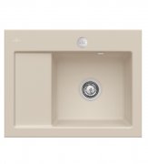 Мийка для кухні Villeroy & Boch Subway 45 Compact 65х51 см чаша справа кераміка almond 331302AM
