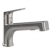 Смеситель для кухни Villeroy & Boch Junis Shower с выдвижной лейкой сплошная нержавеющая сталь 928100LC