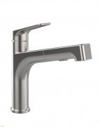 Смеситель для кухни Villeroy & Boch Junis Sky Shower с выдвижной лейкой сплошная нержавеющая сталь 928200LC