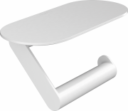 Тримач для туалетного паперу Hansgrohe WallStoris відкритий пластик білий матовий 27928700