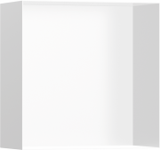 Настенная ниша с открытой рамой Hansgrohe XtraStoris Minimalistic 30х30х14 см белый матовый 56079700