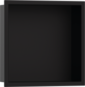 Настенная ниша со встроенной рамой Hansgrohe XtraStoris Original 30х30х10 см черный матовый 56061670