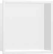 Настінна ніша з вбудованою рамою Hansgrohe XtraStoris Original 30х30х10 см білий матовий 56061700