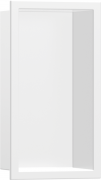 Настінна ніша з вбудованою рамою Hansgrohe XtraStoris Original 30х15х10 см білий матовий 56057700