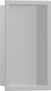 Настенная ниша со встроенной рамой Hansgrohe XtraStoris Original 30х15х10 см нержавеющая сталь 56057800