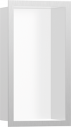 Настінна ніша з рамкою Hansgrohe XtraStoris Individual 30х15х10 см білий матовий/нержавіюча сталь 56096800