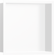 Настінна ніша з рамкою Hansgrohe XtraStoris Individual 30х30х10 см білий матовий 56099700