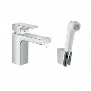Змішувач для раковини Hansgrohe Vernis Shape з гігієнічним душем хром 71216000