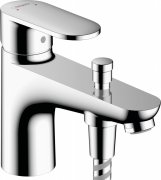 Смеситель для ванной Hansgrohe Vernis Blend с двумя режимами расхода воды хром 71446000