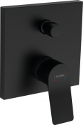 Змішувач для душа Hansgrohe Vivenis з вбудованою захисною комбінацією EN 1717 чорний матовий 75416670