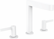 Змішувач для раковини Hansgrohe Finoris з донним клапаном білий матовий 76034700