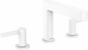 Смеситель для раковины Hansgrohe Finoris с донным клапаном белый матовый 76033700