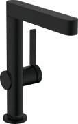 Смеситель для раковины Hansgrohe Finoris с донным клапаном черный матовый 76060670