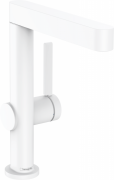 Смеситель для раковины Hansgrohe Finoris с донным клапаном белый матовый 76060700