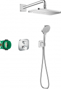 Душевая система скрытого монтажа Hansgrohe Croma E 280 1jet Ecostat E хром 27953000