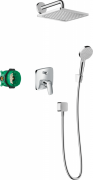 Душевая система скрытого монтажа Hansgrohe Crometta E 240 1jet хром 27957000
