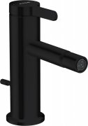 Змішувач для біде Axor One з донним клапаном чорний матовий 48210670