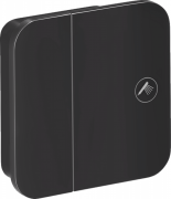 Запірний вентиль прихованого монтажу Axor One чорний матовий 45771670