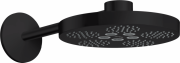Верхній душ Axor One 280 мм 2-режимний з тримачем чорний матовий 48492670