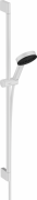 Ручний душ на штанзі Hansgrohe Pulsify Select Relaxation 10,5 см 3-режимний білий матовий 24170700