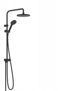Душова стійка Hansgrohe Vernis Blend Showerpipe 200 1jet Reno EcoSmart чорний матовий 26099670