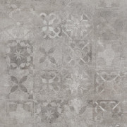 Плитка керамограніт Cerrad Softcement silver patchwork poler 59,7x59,7 см 5903313318082