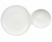 Чаша две в одной Villeroy & Boch Flow 39х25 см белый 10-3420-2282