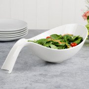 Чаша глубокая с ручкой Villeroy & Boch Flow 43х26 см белый 10-3420-3230